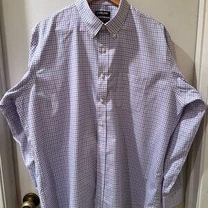 Kirkland Signature Men's Plaid Shirt - Blue, Red, and White